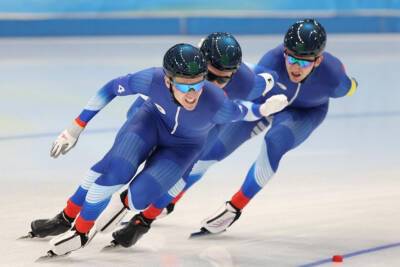ОИ-2022. Российские конькобежцы завоевали серебро на Олимпийских играх в Пекине!