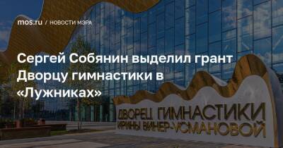 Сергей Собянин выделил грант Дворцу гимнастики в «Лужниках»