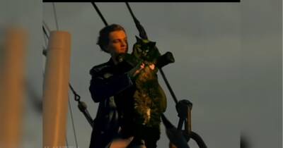Пародія на фільм «Титанік» з кішкою замість Кейт Вінслет підкорила мережу (відео)