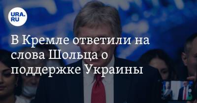 В Кремле ответили на слова Шольца о поддержке Украины