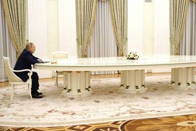 Встреча Путина и Шольца стартовала в Кремле