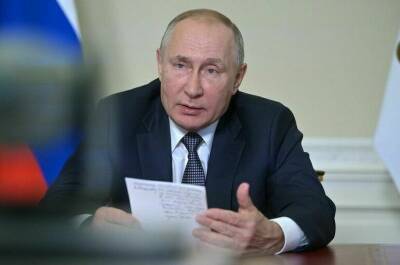 Путин ожидает от Шольца оценки последних событий в мире