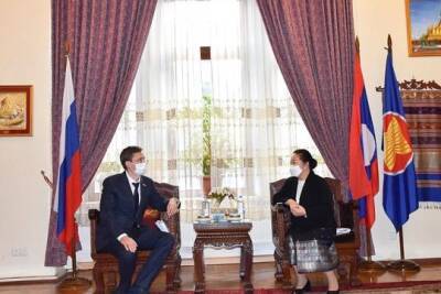 Состоялась встреча сенаторов РФ с Чрезвычайным и Полномочным Послом Лаоса в Российской Федерации