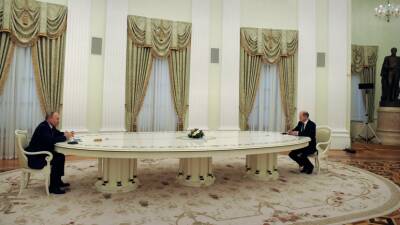 Переговоры Путина и Шольца в Москве продолжались более трёх часов