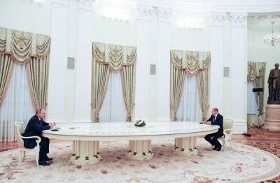 В Кремле завершились переговоры Владимира Путина и Олафа Шольца