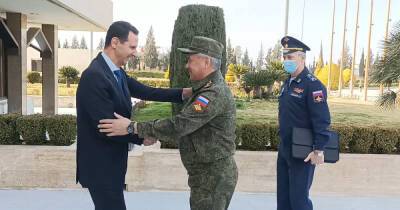 Шойгу обсудил с Асадом российские учения у берегов Сирии
