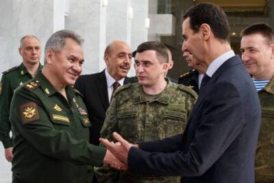 Сергей Шойгу провел встречу с Башаром Асадом в Дамаске