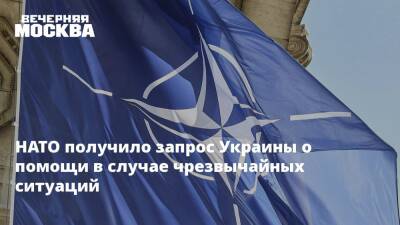 НАТО получило запрос Украины о помощи в случае чрезвычайных ситуаций