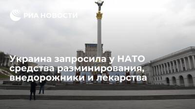 Украина запросила у НАТО средства разминирования, радиационной и химразведки, внедорожники