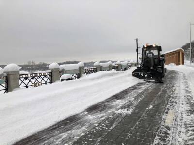 В администрации Уфы сообщили, как изменились показатели по уборке и вывозу снега после привлечения новой техники