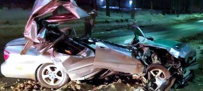 Водителя вырезали из машины после ДТП в Петрозаводске (ФОТО)
