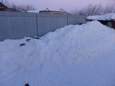 В Новой Майне под снегом погиб семилетний мальчик