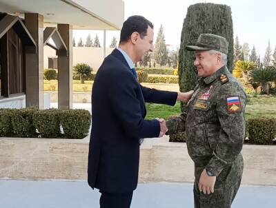 Шойгу с Асадом обсудили вопросы военно-технического сотрудничества