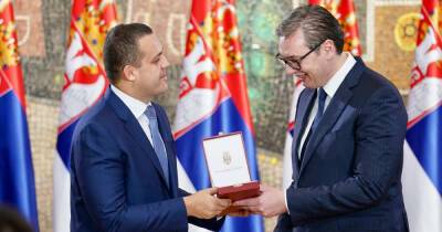 Глава IBA получил почетную премию от президента Сербии Вучича