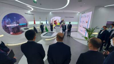 На международной выставке EXPO 2020 в Дубае прошла презентация энергетического развития Узбекистана (ФОТО) - trend.az - Узбекистан - Эмираты - Дубай