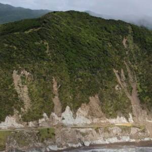 В Новой Зеландии произошли крупные оползни. Фото