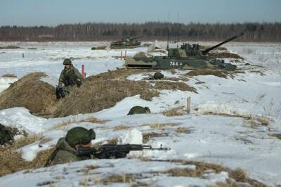 Российские и белорусские мотострелки отразили наступление условного противника в Брестской области