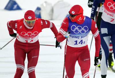 Большунов и Терентьев стали третьими в командном спринте в Пекине