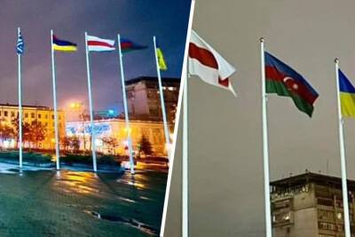 Белоруссия замяла скандал с флагом в Днепропетровске по-тихому