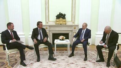 Двусторонние отношения России и Бразилии обсуждают на переговорах в Кремле