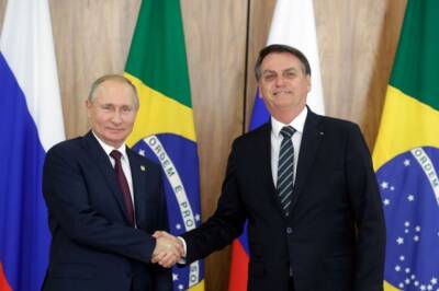 Путин и Болсонару обсудят взаимодействие стран в рамках ООН, БРИКС и G20