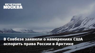 В Совбезе заявили о намерениях США оспорить права России в Арктике