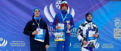 Дмитровский спортсмен занял третье место в лыжной гонке «Крещенские морозы-2022»