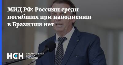 МИД РФ: Россиян среди погибших при наводнении в Бразилии нет