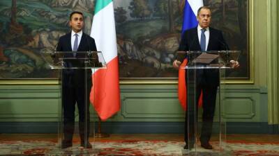Главы МИД Италии и России проведут переговоры в Москве