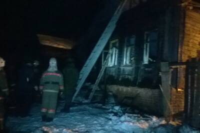 В Ивановской области сгорел частный дом на площади 160 квадратных метров