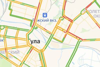 Пробки в Туле: что происходит на дорогах города утром 17 февраля