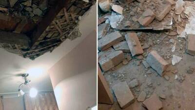 Потолок квартиры рухнул в Красноярске