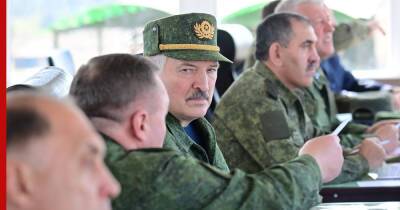 Лукашенко прибыл на полигон для наблюдения за российско-белорусскими военными учениями