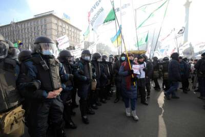 В Киеве массово протестуют предприниматели (ФОТО)