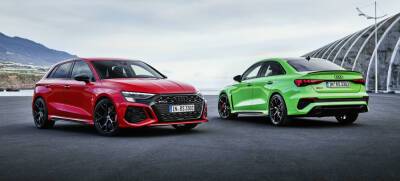 В РФ начался прием заказов на новые Audi RS 3 Sedan и Audi RS 3 Sportback