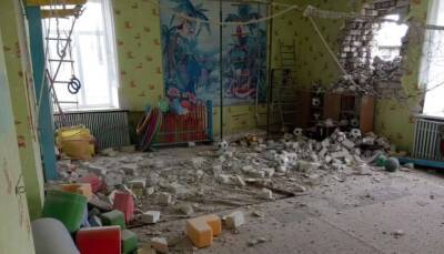 Оккупанты обвинили ВСУ в обстреле детсада в Станице Луганской