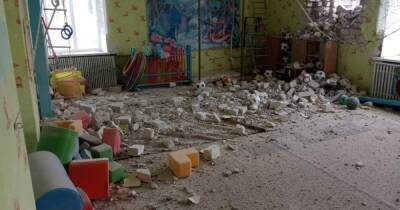 Обстрел детсада на Донбассе: в полиции озвучили детали атаки боевиков (видео)