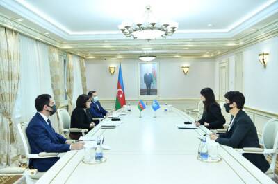 Ильхам Алиев - Сахиба Гафарова - Спикер парламента Азербайджана встретилась с резидентом-координатором ООН - trend.az - Азербайджан - Парламент