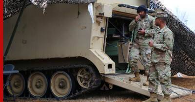 Танкисты армии США испытывают новую мобильную связь