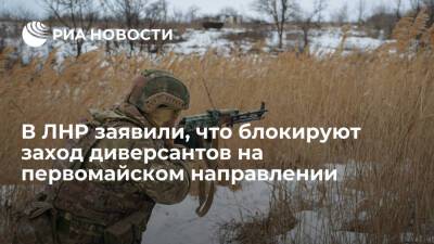 В ЛНР заявили, что блокируют возможные пути захода диверсантов на первомайском направлении
