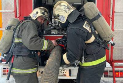 В Лужском районе спасатели «потушили» пожар в пансионате для пожилых людей
