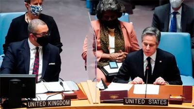 Госсекретарь США Блинкен рассказал в ООН, как Россия продолжает искать предлог для нападения на Украину