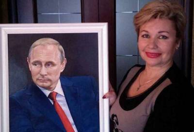 В Новосибирске художница продает портрет президента Путина за 25 тысяч рублей