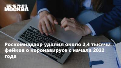 Роскомнадзор удалил около 2,4 тысячи фейков о коронавирусе с начала 2022 года - vm.ru - Россия