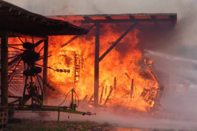 Назван суточный рекорд по количеству пожаров в Новгородской области