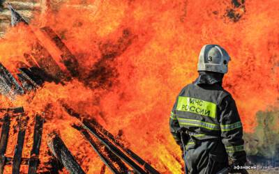 Два человека погибли на пожаре в Тверской области, трое спасены