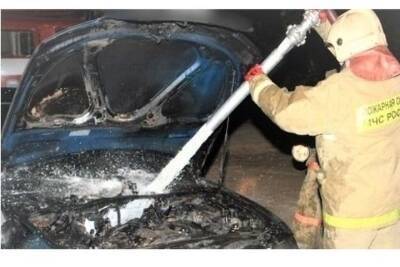 В Смоленском районе сгорел автомобиль