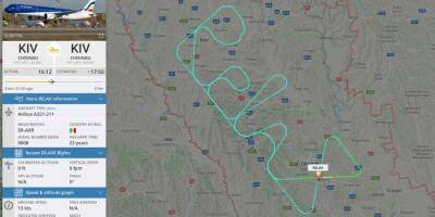 Пилот Airbus надписью в небе у границы Украины призвал всех "расслабиться"
