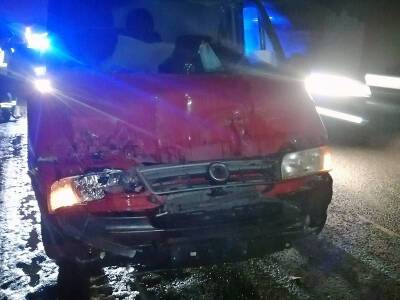 В ДТП с фургоном в Рыбновском районе пострадал 36-летний рязанец