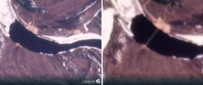 Переброшенный военными РФ понтонный мост через Припять в Беларуси исчез, – CNN